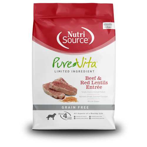 Pure Vita™ Beef & Red Lentils Entrée Grain Free Dog Food